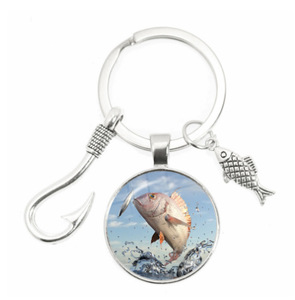 Porte-clés minimaliste pour les amateurs de pêche, accessoires tendance, porte-clés de pêche pour homme - Product Image 4