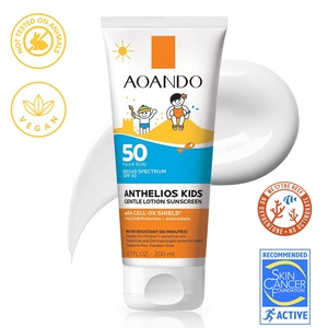 VEGAN Ingrédients Minéraux Naturels Écran <span class=keywords><strong>Solaire</strong></span> Doux FPS 50 pour Enfants Adolescents UVA UVB Écran <span class=keywords><strong>Solaire</strong></span> pour Visage Corps avec Peau Sensible - Product Image 1