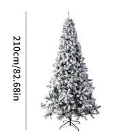 Arbre de Noël décoratif de neige de poudre blanche en gros