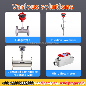 DN80 医療用酸素・窒素・空気熱式ガス質量流量計 Rs485 4-20ma 熱式質量流量計 LED LCDディスプレイ付き - Product Image 3