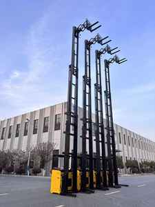 Chariot élévateur à double ciseaux électrique 1-2 tonnes, hauteur de levage 8-12m, chariot élévateur VNA CE avec caméra de fourche, chariots élévateurs portables - Product Image 3