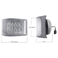 Homologation ECE R10, phare de coin LED 45W pour New Holland 8160 8260 8360 8560, phare LED