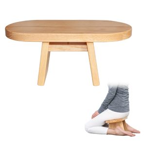 Taburete Ergonómico Portátil de Madera Maciza para Exteriores, Asiento Tipo Puf para Yoga, Meditación y Uso en Interiores - Product Image 5