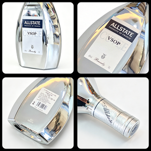 Bouteille de brandy en argent brillant de 700 ml pour le brandy, le <span class=keywords><strong>cognac</strong></span> <span class=keywords><strong>VSOP</strong></span>, les spiritueux VIP haut de gamme, l'emballage de liqueurs - Product Image 4