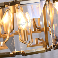Lustre rond en cristal de luxe à intensité variable pour salle à manger et salon, idéal pour projets hôteliers et villas - Fournisseur d'éclairage OEM personnalisé