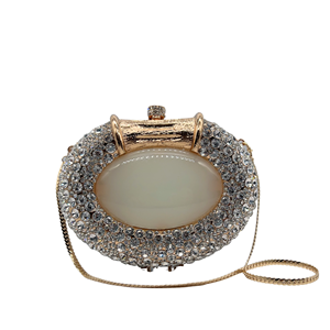 Pochette de Soirée de Luxe à Strass <span class=keywords><strong>pour</strong></span> Femme, Mini <span class=keywords><strong>Sac</strong></span> à Main <span class=keywords><strong>pour</strong></span> Fête ou <span class=keywords><strong>Mariage</strong></span> - Product Image 1