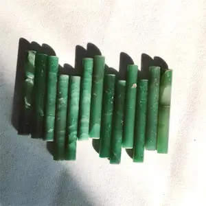 Natural Crystal Gemstone Jade Carving Green Aventurine Massage Stick Wand For Healing