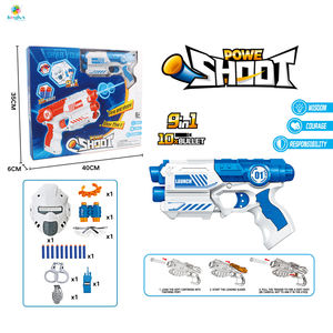 Ensemble <span class=keywords><strong>complet</strong></span> de pistolet à balles molles et de masque de protection, jouet de tir en plastique ABS sûr pour les enfants de 8 ans et plus, unisexe, jeux de tir en plein air - Product Image 4