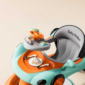 Trotteur pour bébé multifonction 4 en 1 avec roues et <span class=keywords><strong>siège</strong></span>, jouet pour bébé, prix de voiture, roues pivotantes, marchettes pour bébés - Product Image 5