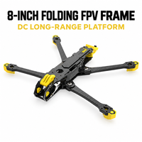 Châssis pliable SpeedyBee Mario Fold DC en fibre de carbone, taille personnalisée, longue portée, pour FPV, charge utile lourde, avec support GPS et VTX, montage rapide