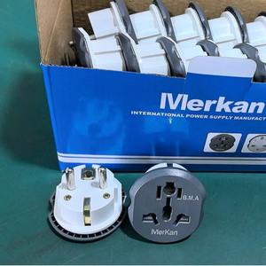 Merkan <b>Plug</b> 605 Universal <b>Adapter</b> European British German Standard 230V Plastic With Grounding - Product Image 2