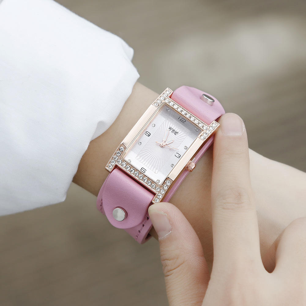 New Fashion Women Watch Genuine Leather Strap Casual Watch Wrist