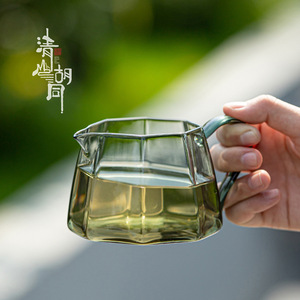 Octagonal Glass Fairness <b>Cup</b> Heat Resistant High Borosilicate <b>Tea</b> Set Chinese Style <b>Large</b> Capacity <b>Tea</b> Dispenser - Product Image 1