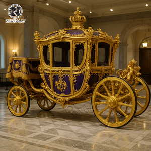 Fabricant de chariots à chevaux de luxe, véhicule électrique royal pour mariage, chariot électrique royal de luxe pour les voyages - Product Image 3