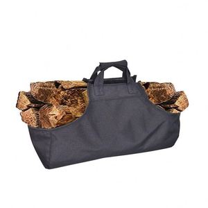 Échantillon Gratuit : Sac de Transport Durable pour Bois de Chauffage, en Toile Cirée, pour Cheminée, Sac Fourre-tout pour Bûches - Product Image 2