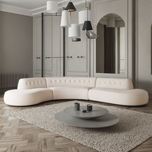 أريكة قطاعية عصرية من FERLY بتصميم معاصر متين مع إطار من خشب البلوط لغرفة المعيشة - Product Image 2