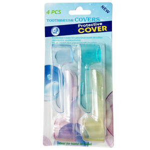 Fundas para cepillos de dientes Oral B, 4 unidades, tapa protectora reutilizable para cepillos de dientes eléctricos, uso doméstico y de viaje - Product Image 1