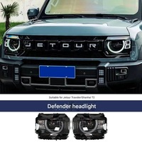 Nouveauté, accessoires de voiture améliorés, phares de style Defender, phares LED avant pour Jetour T2