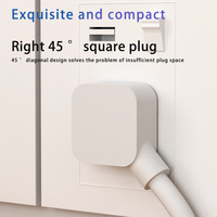 Bloc d'alimentation USB C 3680W, tour de protection contre les surtensions avec 8 prises CA et ports USB, cordon d'extension de 3 m