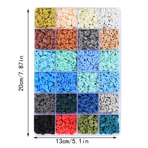 Lot de 9000 perles rondes en céramique et porcelaine, 72 couleurs assorties, pour colliers et bracelets faits main – Boîte de rangement incluse – Vente chaude - Product Image 4