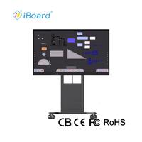 Panel Interaktif Layar Datar 75 Inci 86 Inci 4K UHD Terbaru dengan Fungsi AI, Papan Pintar Monitor Sentuh untuk Rapat Kantor dan Ruang Kelas