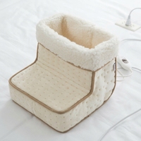 Chauffe-pieds électrique écoénergétique 110W avec protection contre la surchauffe, lavable, portable, design autoportant pour hôtel