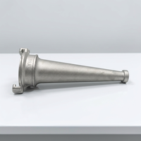 KY66 Boquilla para Manguera Contra Incendios de Aleación de Aluminio Forjado de 66 mm, 1.6 MPa, Alta Presión, Estándar Ruso GOST, Chorro de Agua