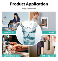 Sistema de Purificación de Agua por Ósmosis Inversa de 6 Etapas, Eléctrico, Comercial, Bajo Fregadero, Ecológico, con Apagado Automático y Autolimpieza