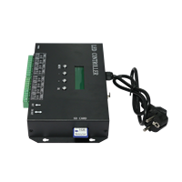 Controlador de Píxeles LED H807SA de 8 Puertos Artnet DMX a SPI, Compatible con Tarjeta SD, Consola DMX512, Iluminación de Escenario LED, Pista de Baile, Tira de Luces LED