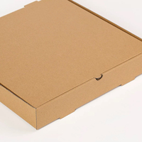 Boîte à pizza rigide en kraft écologique et recyclable pour événements de restauration personnalisés et fêtes