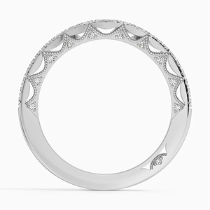 Bague Chic Courbe en Moissanite Plaqué Argent – Bijou Élégant pour Promesse, Fiançailles, Anniversaire – Idéal pour le Quotidien - Product Image 3
