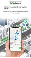 Support de téléphone portable pour vélo, trottinette électrique et vélo, compatible AirTag et GPS