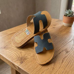 Moroccan Handmade Leather Sandals for Women & Men Traditional Summer Slippers Custom Design & Size | Genuine Moroccan Leather - Product Image 6