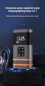 Compresseur d'air rechargeable 150PSI pour voiture, vélo, balle 12V <span class=keywords><strong>Abarth</strong></span>, moto, scooter, bicyclette, pneu de pneu - Product Image 5