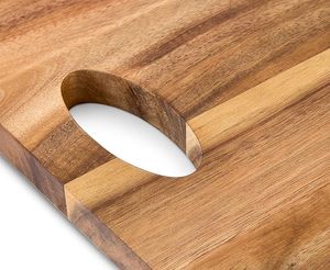 Stanley <strong>Rogers</strong> 49025 Acacia Chopping Board <strong>Medium</strong>, Multi-Purpose Cutting Board, Highly Durable Serving Plate - Product Image 6