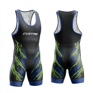 Singlet de lutte professionnel unisexe pour hommes et femmes, en polyester, grande taille, manches courtes, séchage rapide, respirant, pour la musculation - Product Image 2