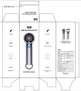 Inpolar Portable Turbo <b>Switch</b> Mini Semiconductor Fan New Handheld Ice Compress Cooling Fan <b>USB</b> for Household Use Durable Plastic - Product Image 2