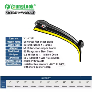 Escobilla Limpiaparabrisas Híbrida Calefactable Personalizada para Citroën C2, Repuestos de Auto, Limpiaparabrisas de Invierno, Sistema de Limpiaparabrisas Especial para Automóvil - Product Image 2