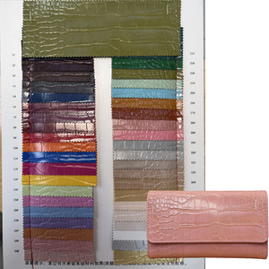Cuir synthétique embossé anti-moisissure <span class=keywords><strong>Helia</strong></span> 0,9 mm imprimé effet crocodile pour la décoration intérieure et les meubles - Product Image 2