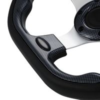 Accessoires de voiturette de golf personnalisés de style Cool Racing Volant de 13 pouces pour voiturettes de golf