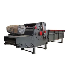 Wood Chipper With Electric Motor Belt Conveyor Wood Chipper Machines Brush Chipper