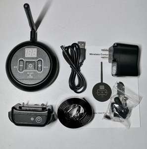 Collar de entrenamiento eléctrico para valla de perro, seguro, eficaz, con vibración/choque, sistema de contención de mascotas, collar de contenedor de límite - Product Image 4