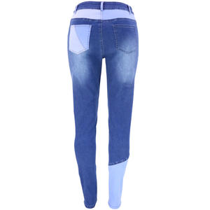 Pantalones <span class=keywords><strong>Vaqueros</strong></span> de Mezclilla para Mujer, Estilo Push-Up, con Parches Decorativos, Estilo Boyfriend, Jeans Americanos de Buena Calidad - Product Image 3