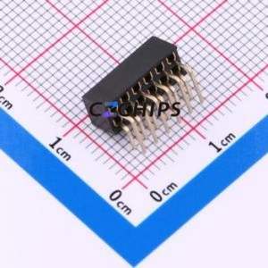 HX PM2.0-2x6P WC Pin Socket Bent Lead Through Hole,P=2mm Connector ( Jack Structure: 2x6P )( Pitch: 2mm )( Row Spacing: 2mm ) - Product Image 2