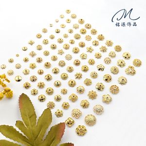Soporte de Flores Calado en Color Oro de 18k que Conserva el Color, para Hacer Pulseras, Separador de Pétalos, Sombrero, Material para Abalorios, Joyería, Decoración - Product Image 5