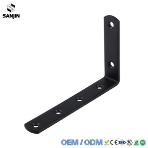 Support d'angle en acier inoxydable à 90 degrés, fixation <span class=keywords><strong>pour</strong></span> meubles, portes, armoires, écrans muraux - Product Image 1