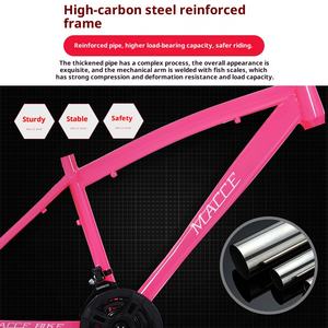 Vélo de montagne pour adultes en acier de 26 <span class=keywords><strong>pouces</strong></span>, <span class=keywords><strong>fourche</strong></span> <span class=keywords><strong>rigide</strong></span>, sans vitesses, frein à disque, vente en gros - Product Image 4