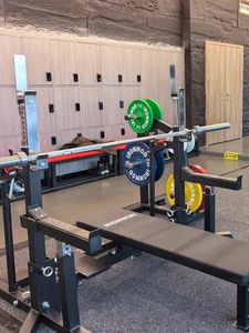Solid Steel Competition <b>Squat</b> <b>Bench</b> <b>Rack</b> Commercial Gym Multi Muscle Group Strength Workout Gear - Product Image 2