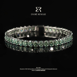 Pulsera <span class=keywords><strong>de</strong></span> <span class=keywords><strong>tenis</strong></span> vintage <span class=keywords><strong>de</strong></span> moissanita verde con corte ovalado, pulsera <span class=keywords><strong>de</strong></span> plata <span class=keywords><strong>de</strong></span> ley 925, joyería <span class=keywords><strong>de</strong></span> moissanita VVS <span class=keywords><strong>para</strong></span> <span class=keywords><strong>mujer</strong></span> - Product Image 1