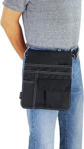 กระเป๋าคาดเอวลายตัวอักษรมีซิปกระเป๋าคาดเอวกันน้ำทำจากโพลีเอสเตอร์สำหรับร้านอาหารผ้ากันเปื้อนสำหรับเก็บของสไตล์เวียดนาม - Product Image 6